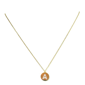 Collier en acier inoxydable strass